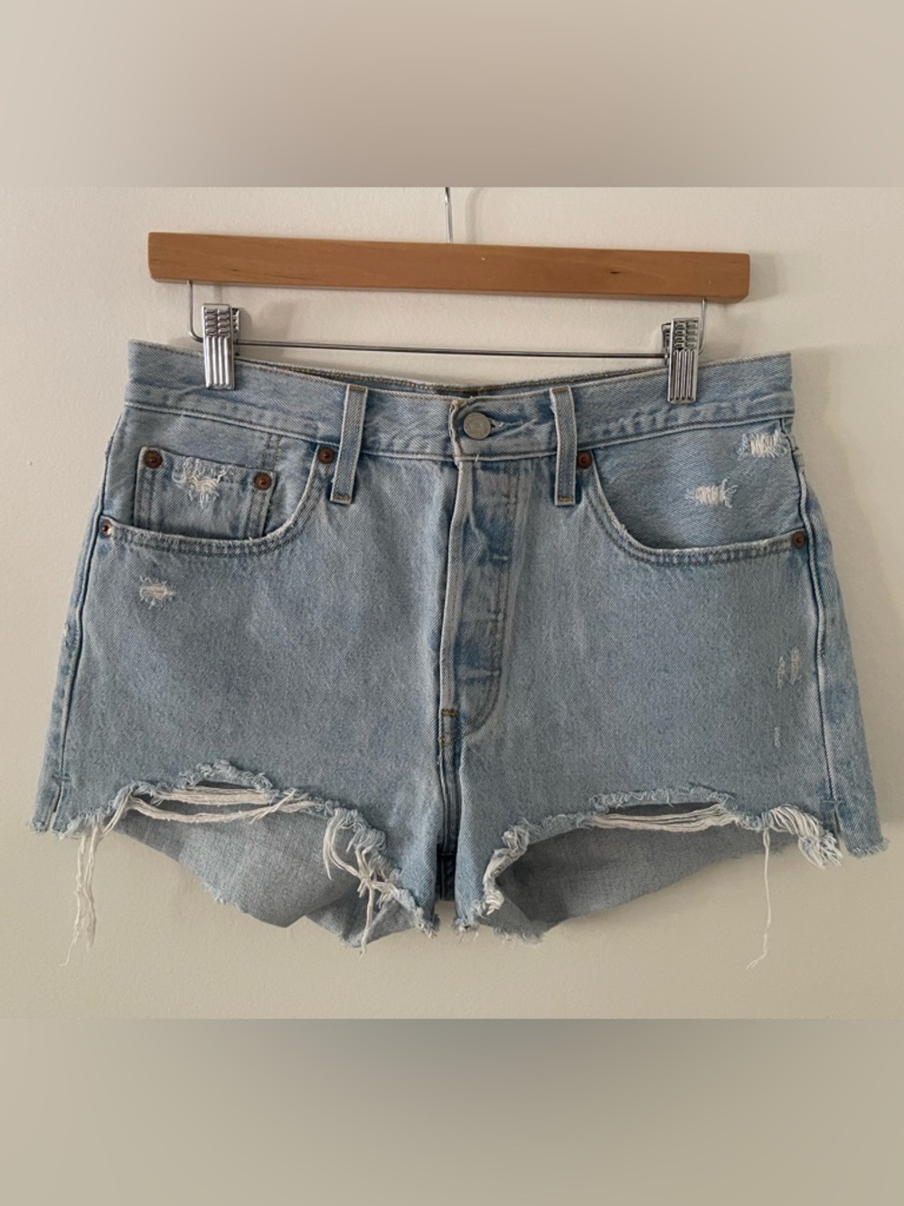 501 Levi's Original Denim Shorts Sz 29